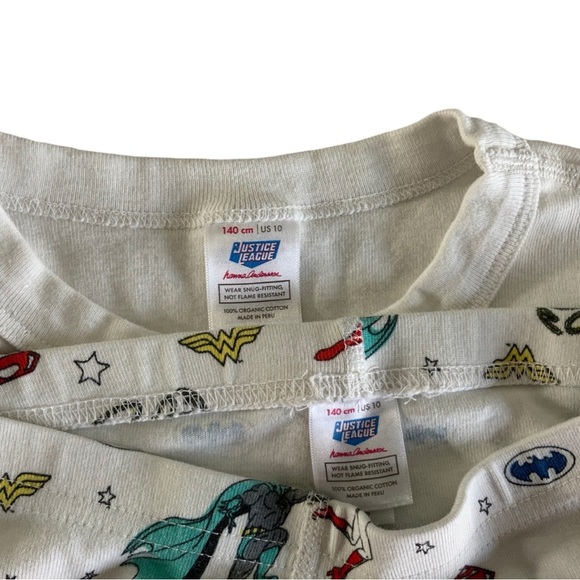 Hanna Andersson Justice League Pajama Set Size 12 - Picture 3 of 3